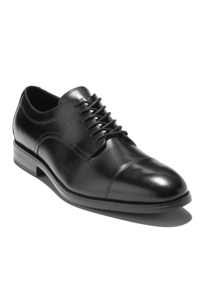 COLE HAAN HARMON GRAND CAP OXFORD BLACK - FOOTWEAR MEN'S  - C41585