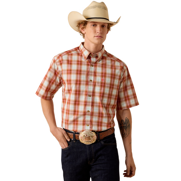 ARIAT PRO SERIES NED CLAASIC PLAID - MENS SHIRT  - 10073601