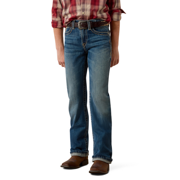 ARIAT B4 RELAX BOUNDARY BOOT CUT - KIDS BOYS JEANS JEANS - 10018345