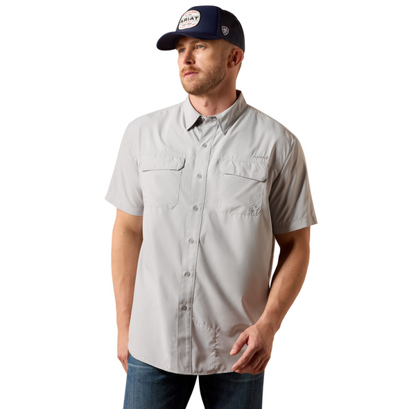 ARIAT VENTEK OUTBOUND LIGHT  GREY - MENS SHIRT  - 10073473
