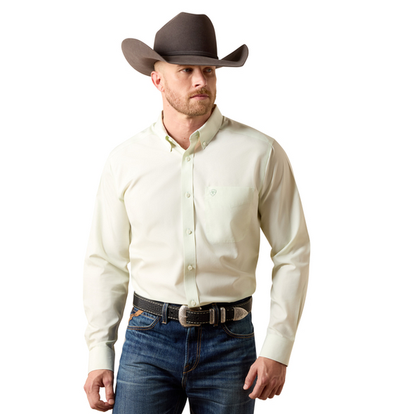ARIAT WF FITTED LAUREL GREEN - MENS SHIRT  - 10073500