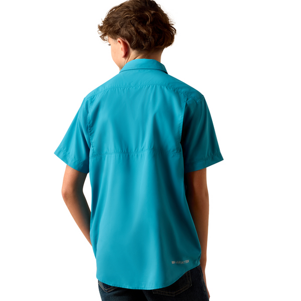 ARIAT VENTEK BLUE MOON TURQUOISE - KIDS BOYS SHIRT - 10073499