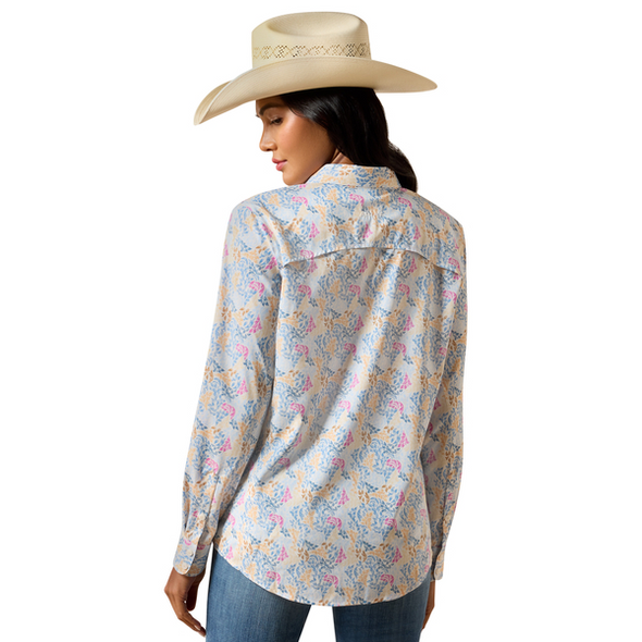 ARIAT VENTEK FLORAL MEDLEY PRINT - LADIES SHIRT  - 10073443