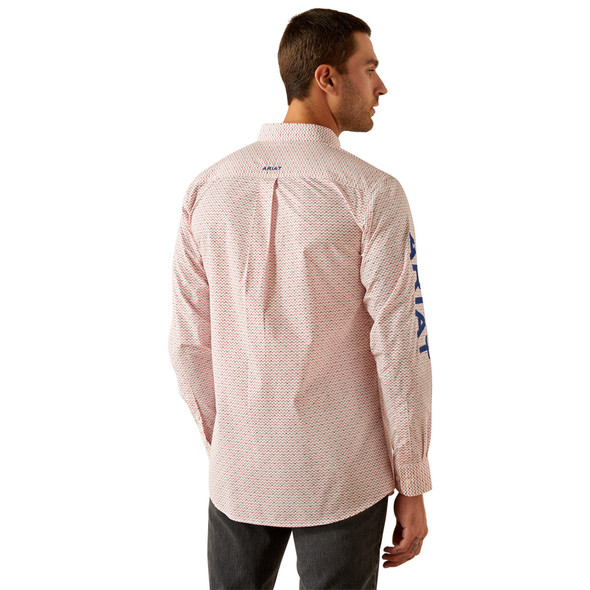 ARIAT TEAM PRIMO FITTED RED - MENS SHIRT  - 10054725