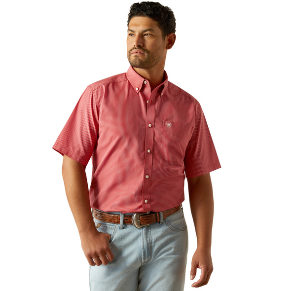 ARIAT WF DUNCAN CLASSIC RED PLAID - MENS SHIRT  - 10059007