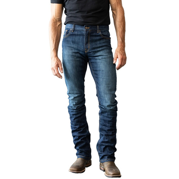 KIMES RANCH ROGER LOW RISE SLIM BOOTCUT - MENS JEANS  - MJE0000009-BL001