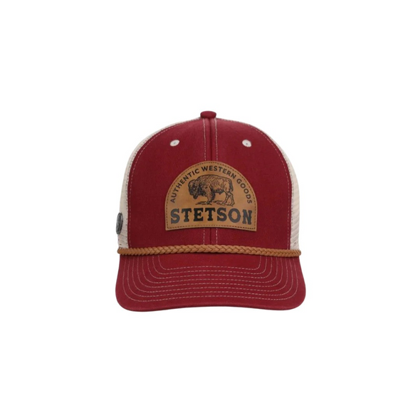 STETSON AUTHENTIC WESTERN GOODS RED - HATS CAP  - 07-077-0102-0138