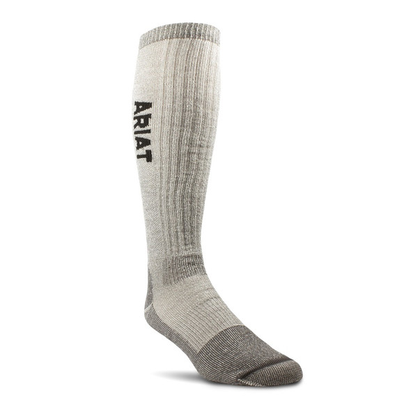 ARIAT OTC STEEL TOE MERINO BLEND GRY - ACCESSORIES SOCKS  - 10036500 AR2266-050