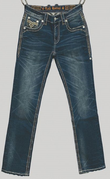 SAMUEL J204 DARK WASH STRAIGHT RP5643J204R ROCK REVIVAL