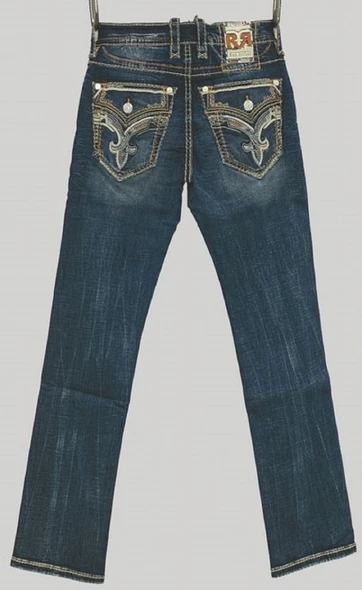 ROCK REVIVAL THEODORE J201 STRAIGHT LEG - MENS JEANS  - RP5776J201R