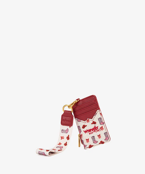 WRANGLER RODEO ICON PRINT WALLET PINK - ACCESSORIES WALLET  - WG524-W005PK