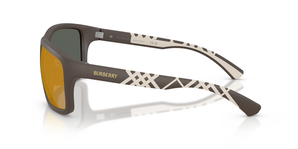 BURBERRY MATTE BROWN - SUNGLASS BURBERRY  - 448342345A