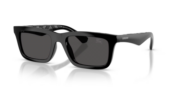 BURBERRY MATTE BLACK DARK GREY - SUNGLASS BURBERRY  - 4495D346487