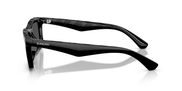 BURBERRY MATTE BLACK DARK GREY - SUNGLASS BURBERRY  - 4495D346487