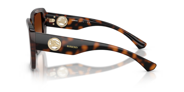 BURBERRY DARK HAVANA BROWN GRADIENT - SUNGLASS BURBERRY  - 4471300274