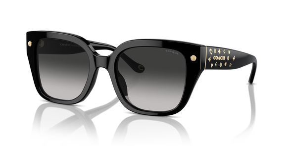COACH CR611 BLACK W/ GREY GRADIENT - SUNGLASS COACH  - 8392U50023C