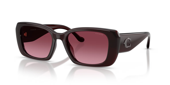 COACH CBY82 MILKY MERLOT W/ MERLOT G - SUNGLASS COACH  - 8435U59158H