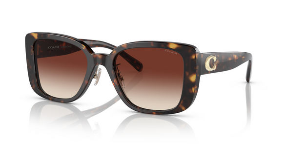 COACH DARK TORTOISE BROWN GRADIENT - SUNGLASS COACH  - 8352512013