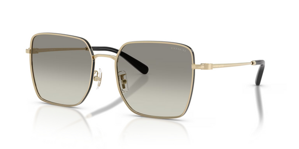 COACH SHINY LIGHT GOLD BLACK - SUNGLASS COACH  - 7184D94643C