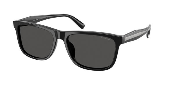 COACH BLACK WITH GREY SOLID - SUNGLASS COACH  - 8454U500287