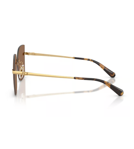 COACH SHINY GOLD BROWN - SUNGLASS COACH  - 7193D944113