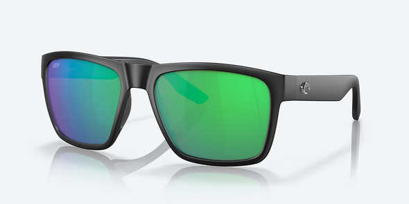 COSTA DEL MAR PAUNCH XL MATTE BLK/GREEN - SUNGLASS COSTA DEL MAR  - 9050-02