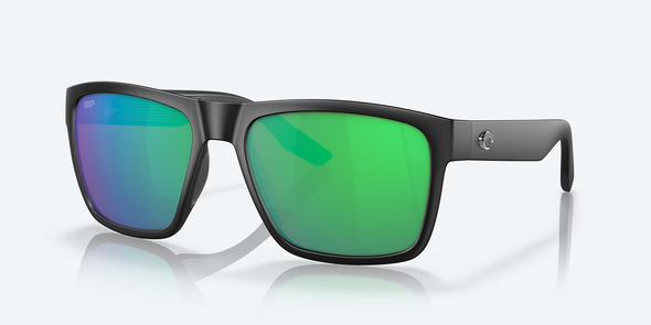 COSTA DEL MAR PAUNCH XL MATTE BLK/GREEN - SUNGLASS COSTA DEL MAR  - 9050-02