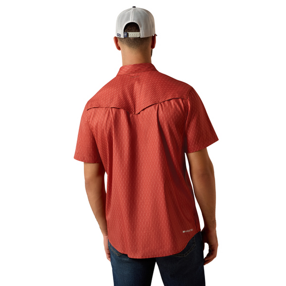 ARIAT VENTEK CHILI OIL PRINT FITTED - MENS SHIRT  - 10073421