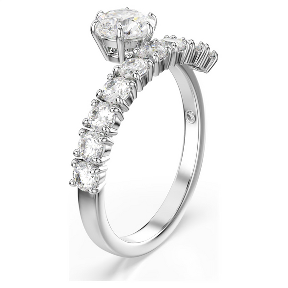 SWAROVSKI MATRIX OPEN WHITE SILVER - ACCESSORIES JEWELRY RING - 575356