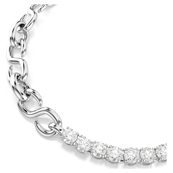 SWAROVSKI MATRIX BRACELET S SHAPE SILVER - ACCESSORIES JEWELRY BRACELET - 5753926