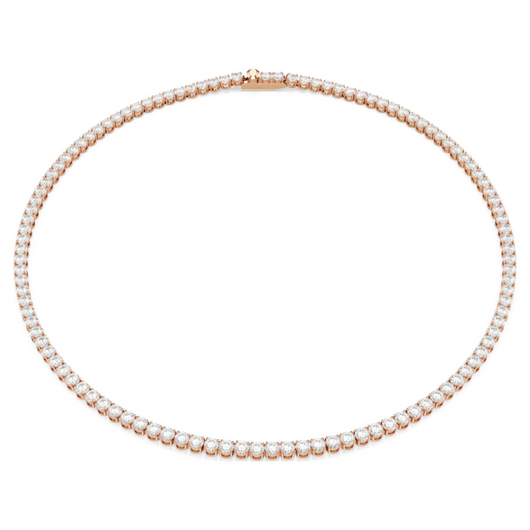 SWAROVSKI MATRIX TENNIS 18K ROSE GOLD - ACCESSORIES JEWELRY NECKLACE - 5764194