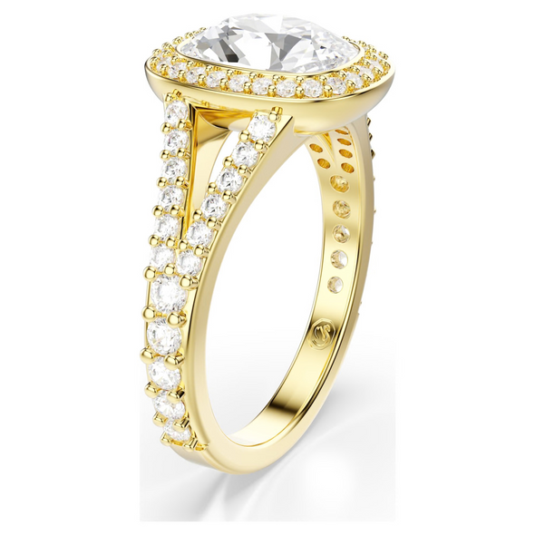 SWAROVSKI UNA ANGELIC CUSHION CUT GOLD - ACCESSORIES JEWELRY RING - 576263