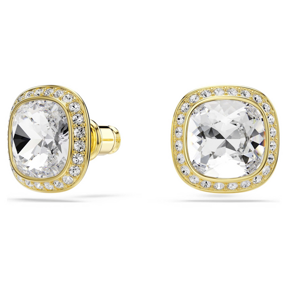 SWAROVSKI UNA CUSHION GOLD STUDS - ACCESSORIES JEWELRY EARRINGS - 5762652