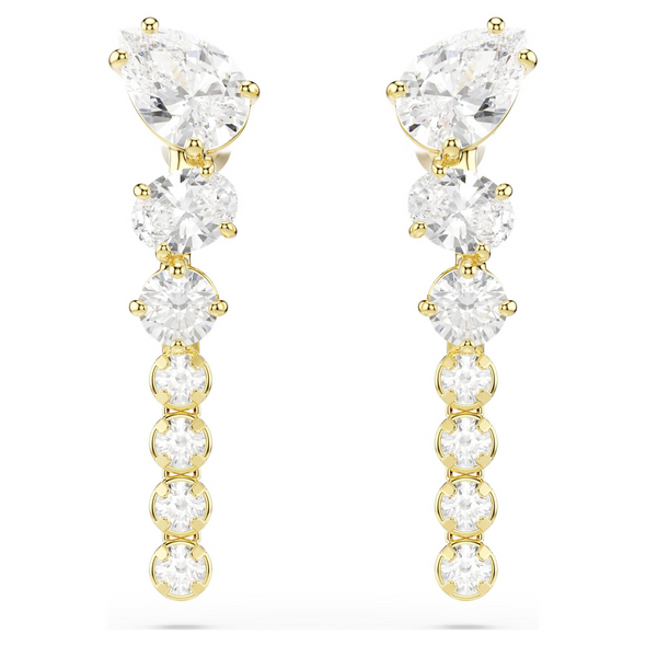 SWAROVSKI MESMERA WHITE/GOLD DROP - ACCESSORIES JEWELRY EARRINGS - 5762696