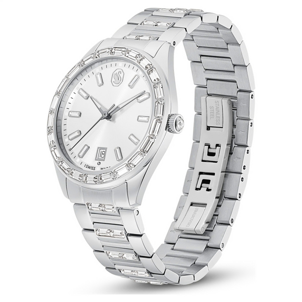SWAROVSKI MATRIX DATE SILVER STAINELESS - ACCESSORIES WATCH  - 5734665