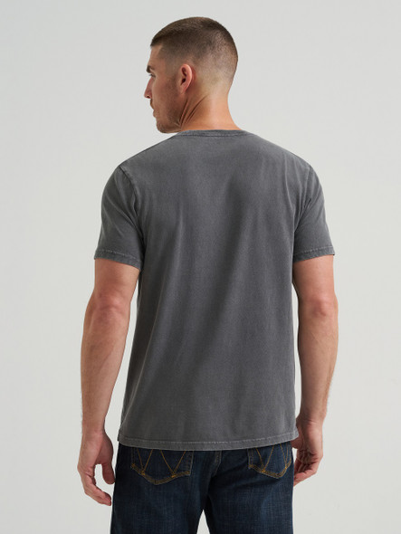 WRANGLER EIGHT SECONDS BLACK - MENS TEE  - 112380273