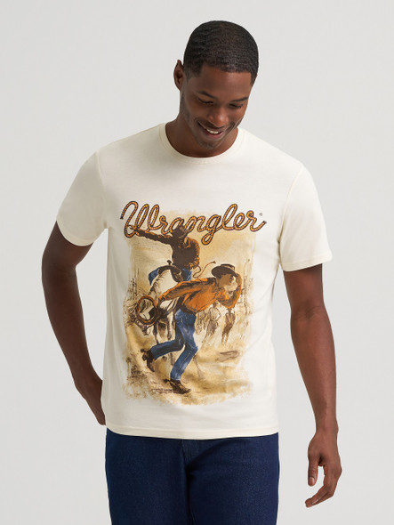 WRANGLER VINTAGE RODEO COWBOYS - MENS TEE  - 112380298