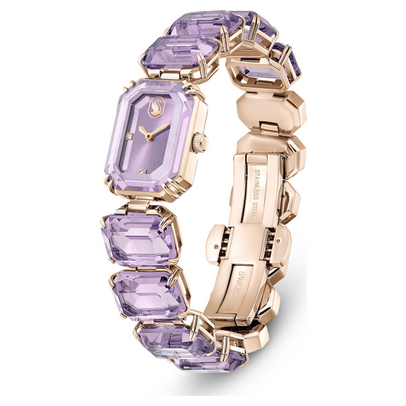 SWAROVSKI MILLENIA MAUVE OCTAGON CUT - ACCESSORIES WATCH  - 5722364