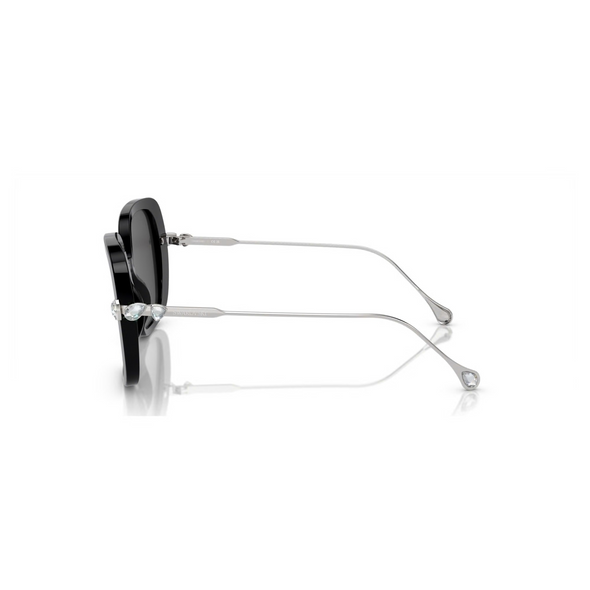 SWAROVSKI OVERSIZED SQUARE BLACK WHITE - SUNGLASS SWAROVSKI  - 6011F103887
