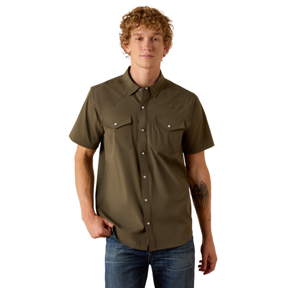 ARIAT FRONTIERTOUGH VENTTEK LEAF - MENS SHIRT  - 10077033