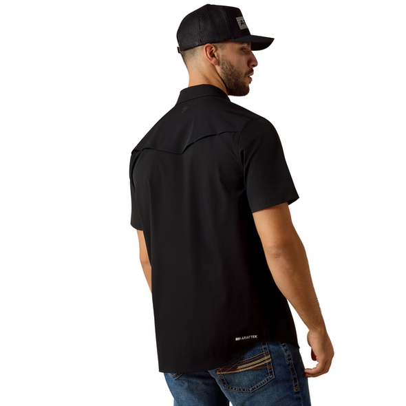 ARIAT FRONTIERTOUGH VENTTEK BLACK - MENS SHIRT  - 10077050