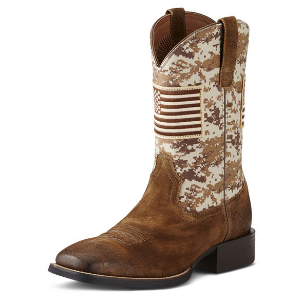 ARIAT SPORT PATRIOT WESTERN BOOT - BOOT MENS WESTERN - 10019959