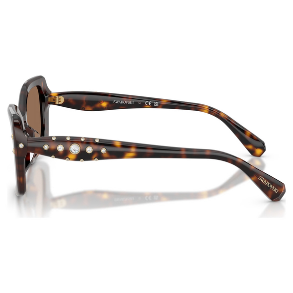 SWAROVSKI PILLOW HAVANNA W DARK BROWN - SUNGLASS SWAROVSKI  - 6058U1000273