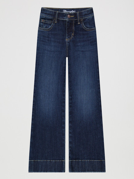 WRANGLER BESPOKE TROUSER DARK WASH - KIDS GIRLS JEANS - 112382725