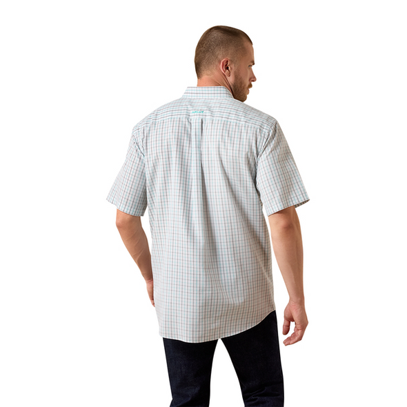ARIAT WF WINCHESTER WHITE PLAID - MENS SHIRT  - 10073699