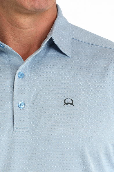 CINCH ARENAFLEX BLUE PRINT - MENS POLO  - MTK1863055