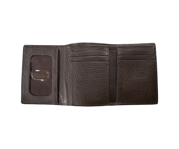 3-D BELT TRIFOLD CARD SUIT BROWN - ACCESSORIES WALLET  - D250018602