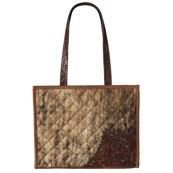 ANGEL RANCH OLIVIA BAG BROWN CALF HAIR - LADIES PURSES  - D330012402