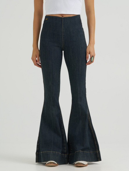 WRANGLER LAINEY WILSON PINTUCK PULL ON - LADIES JEANS  - 112382900
