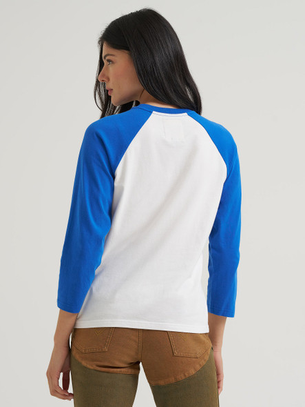 WRANGLER LAINEY WILSON BASEBALL T-SHIRT - LADIES TEE  - 112382834